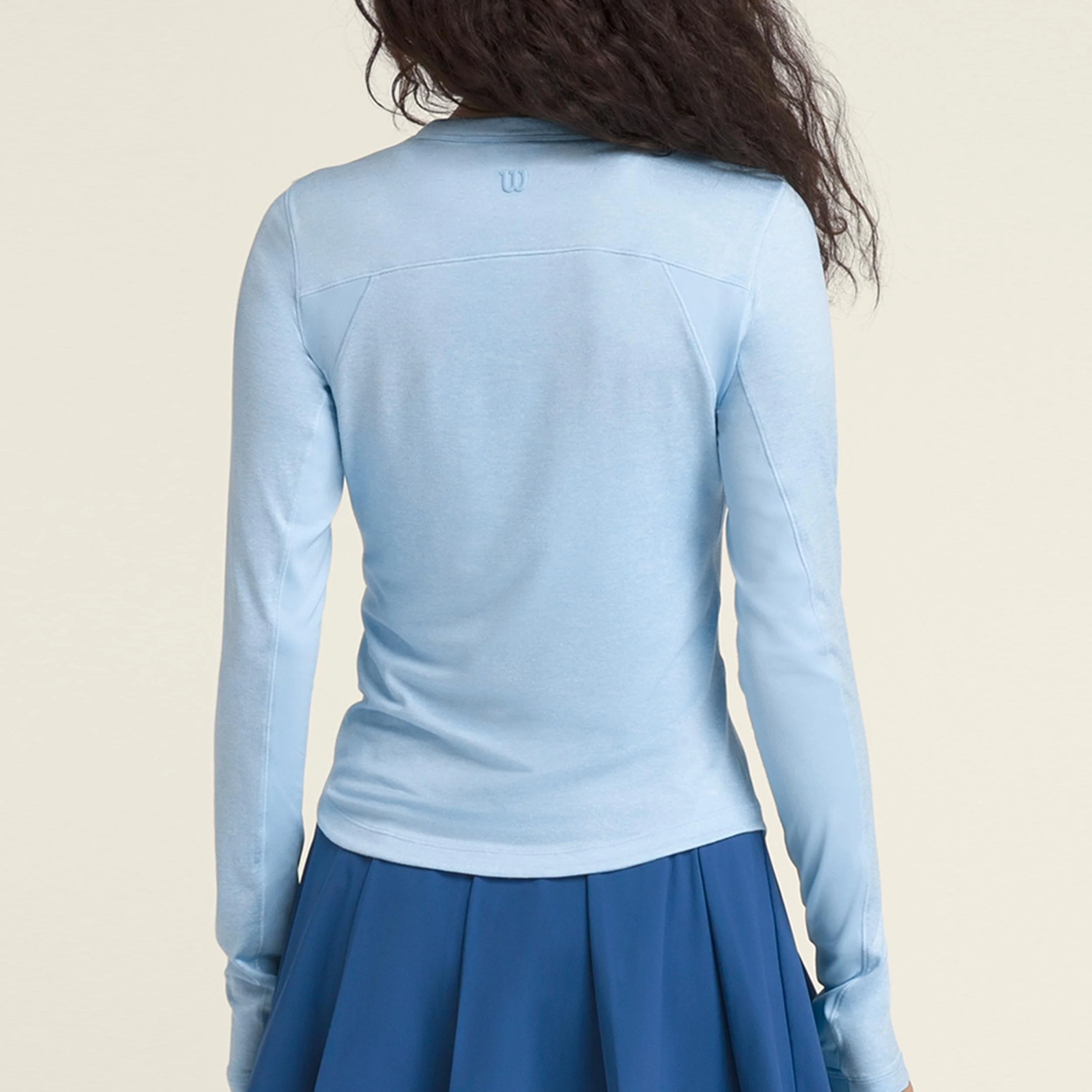 W All Day Long Sleeve Longsleeve -blau - Image 3