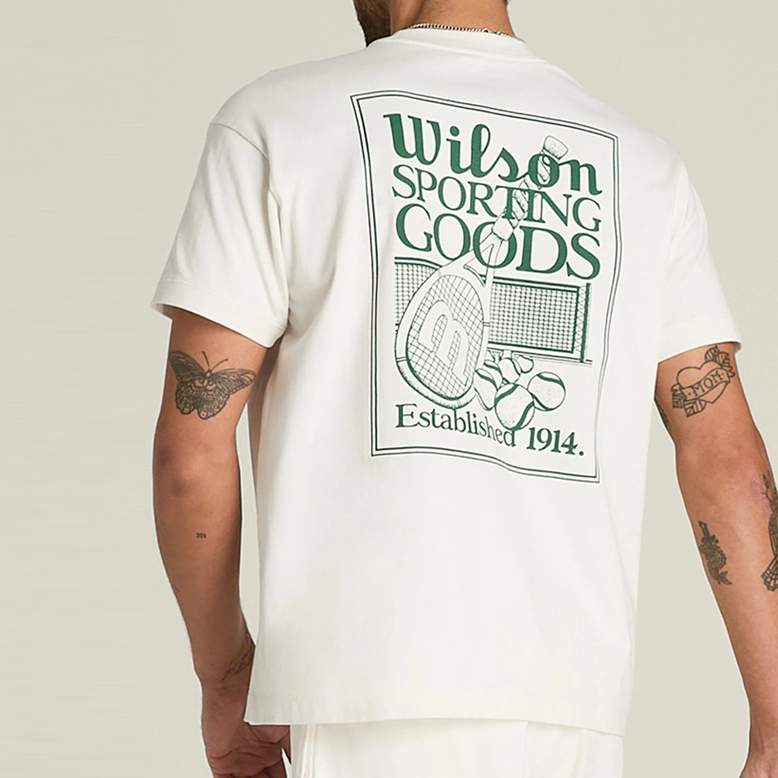 Wilson Classic T-Shirt Herren-sand - Image 2