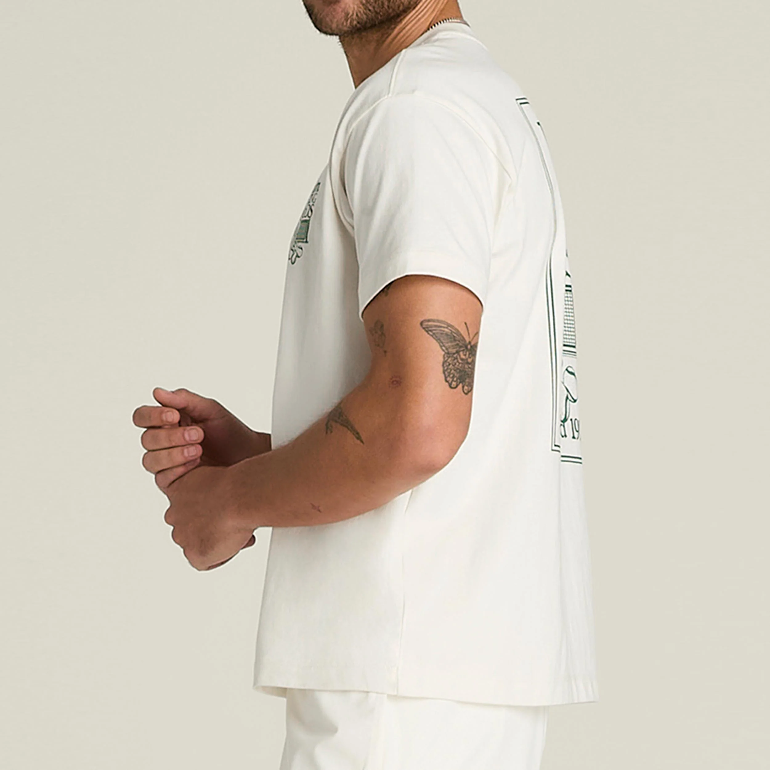 Wilson Classic T-Shirt Herren-sand - Image 3