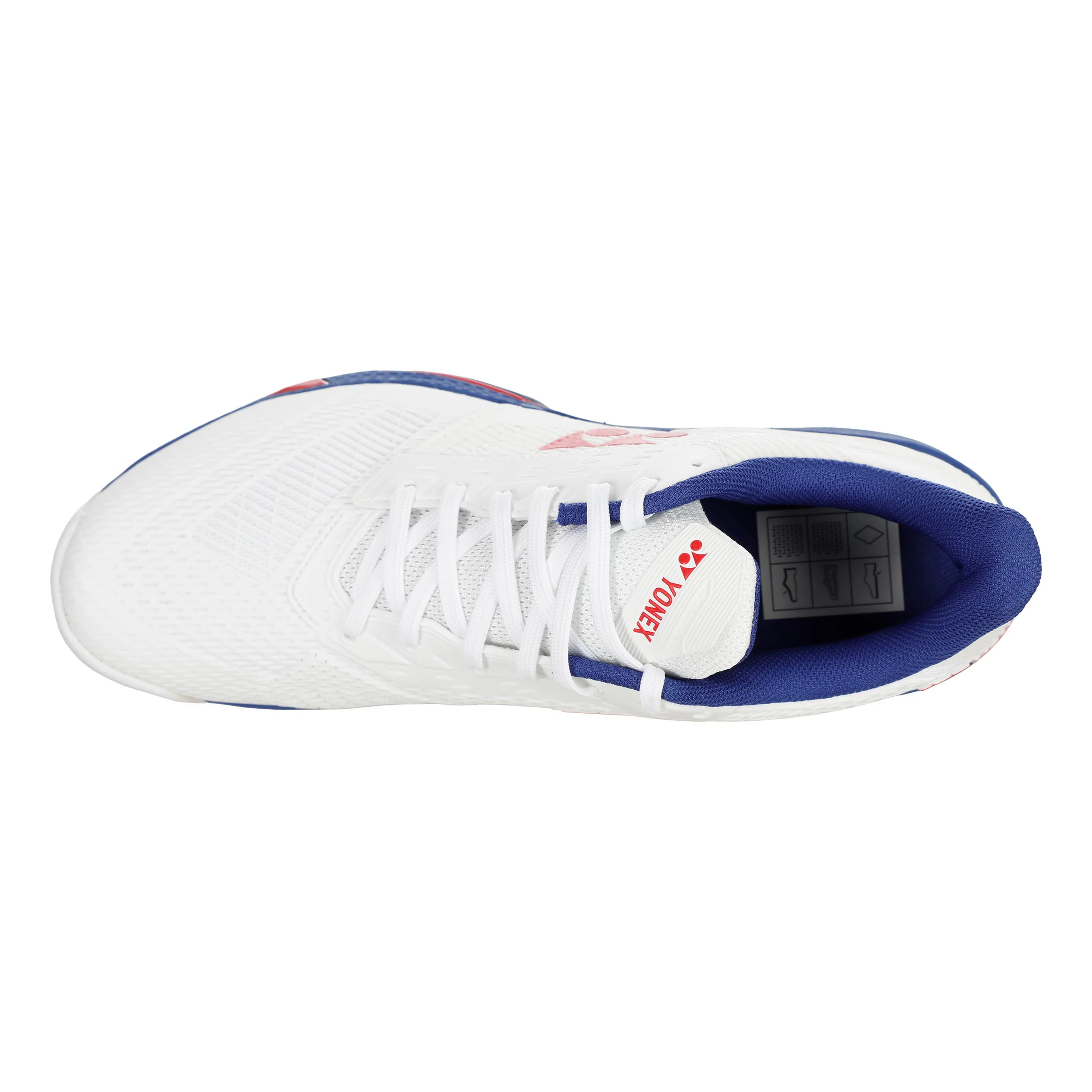 AD-Accel Wide CLY Sandplatzschuh Herren-weiß, flieder - Image 3