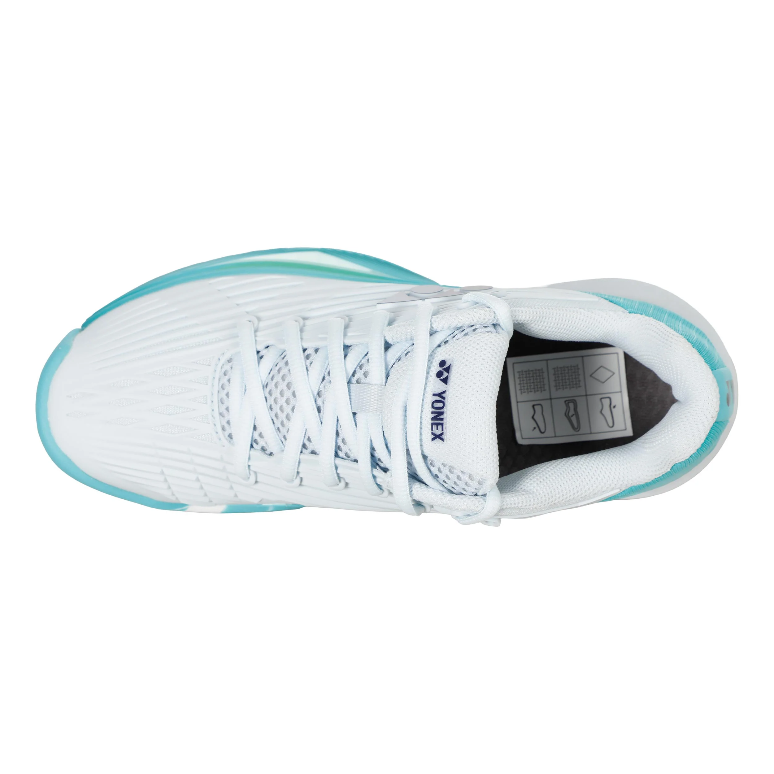 Eclipsion 5 Ac Allcourtschuh Damen-weiß, türkis - Image 3