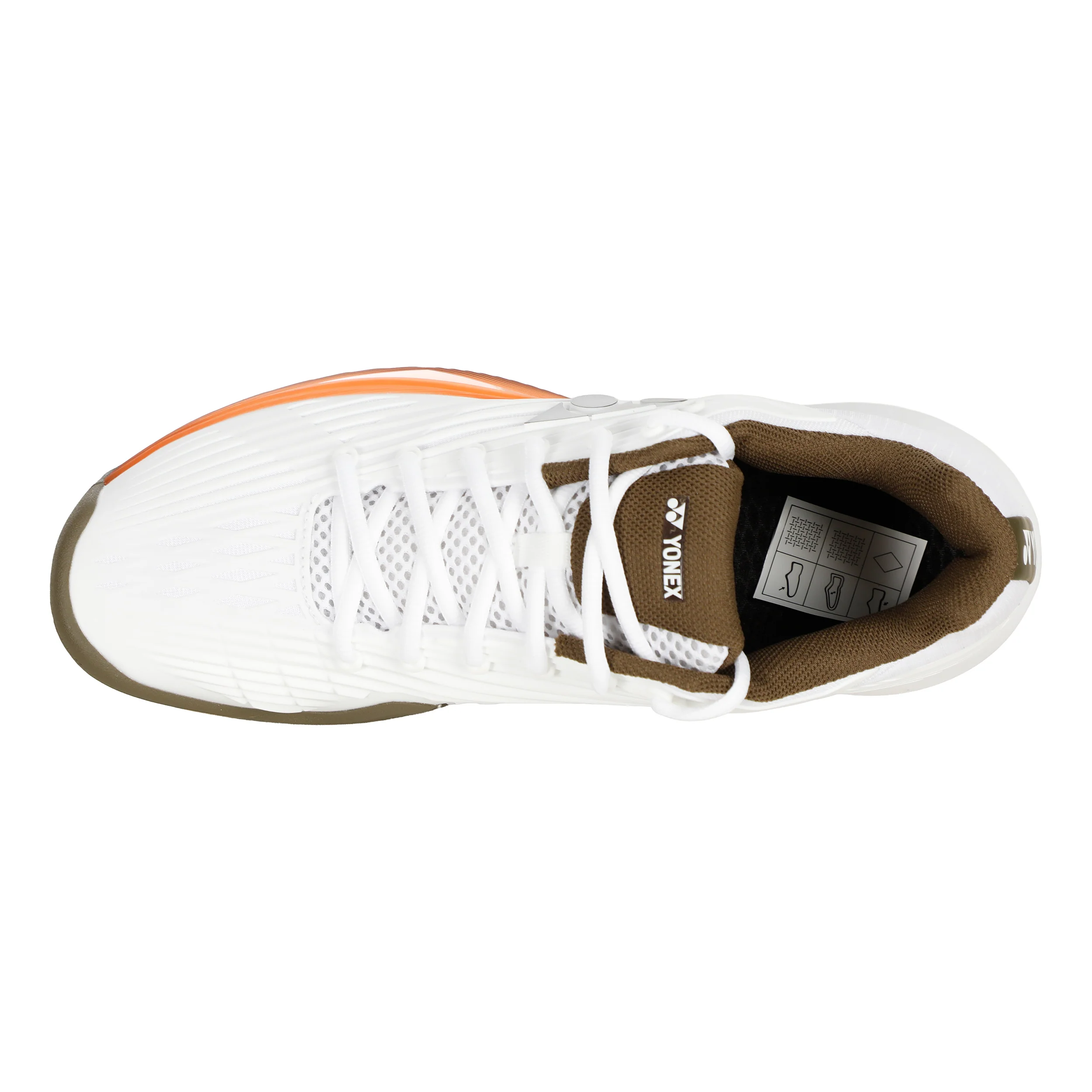 Eclipsion 5 Allcourtschuh Damen - weiß, braun - Image 3