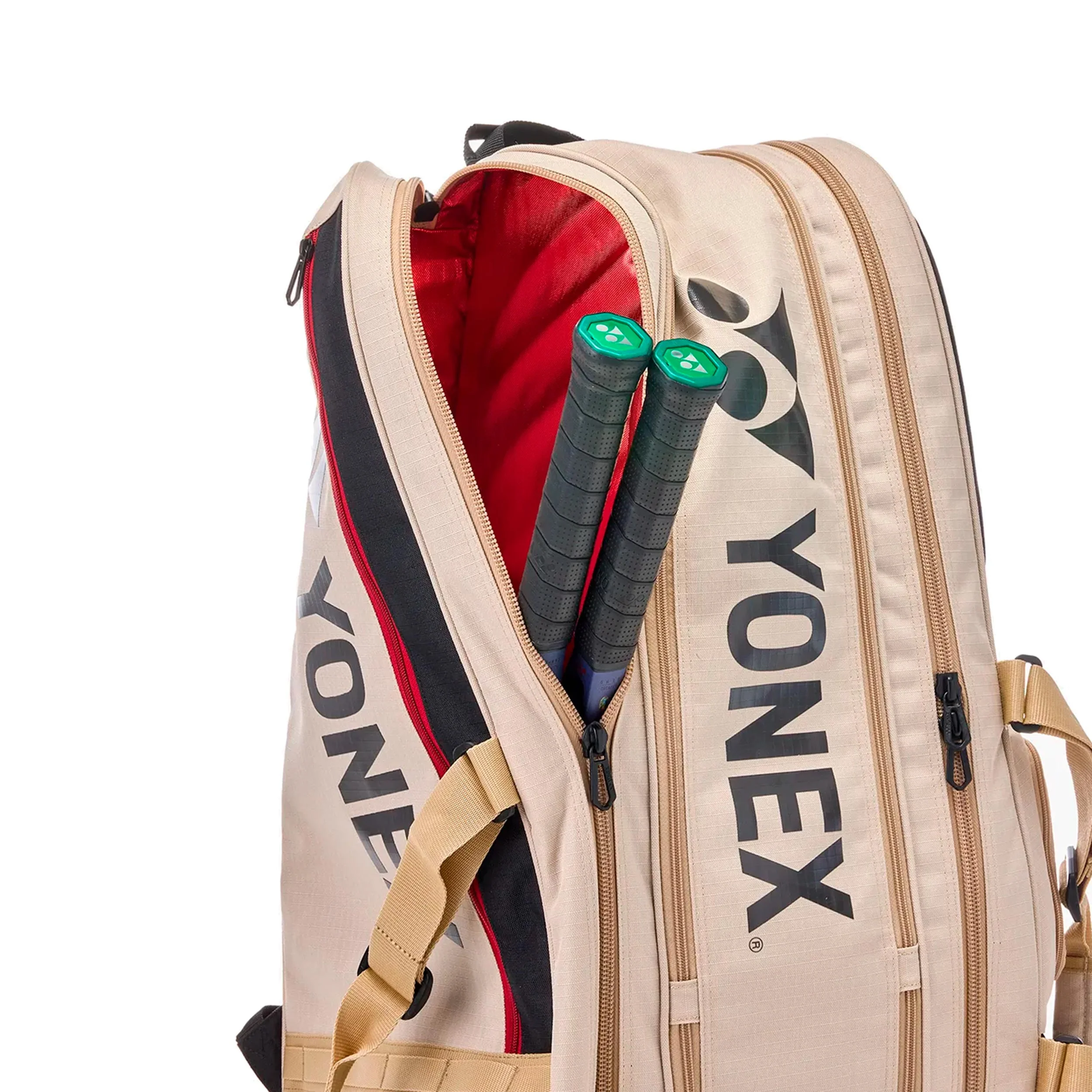 Gearlogic Raquet Bag Schlägertasche -beige, schwarz - Image 10
