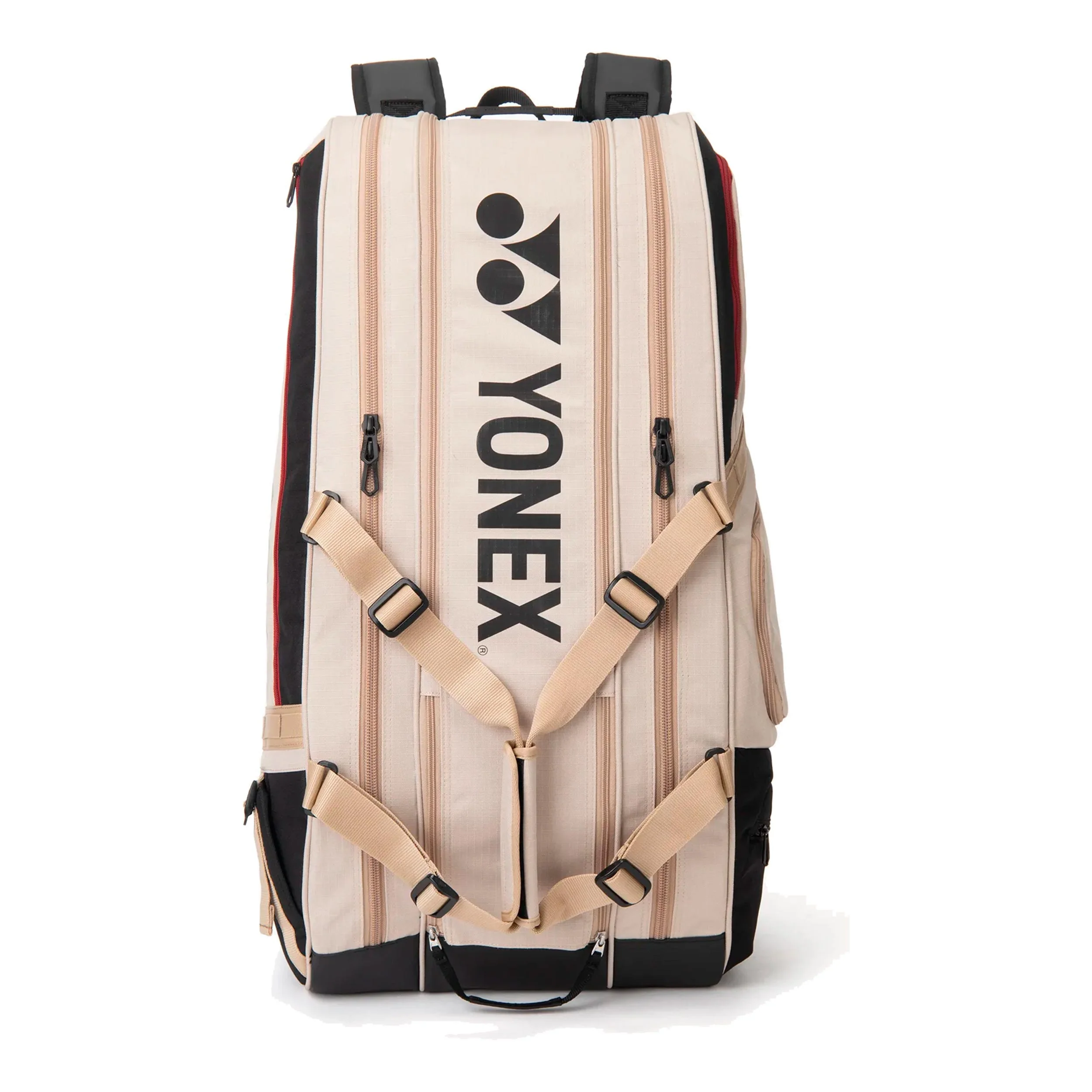 Gearlogic Raquet Bag Schlägertasche -beige, schwarz - Image 12