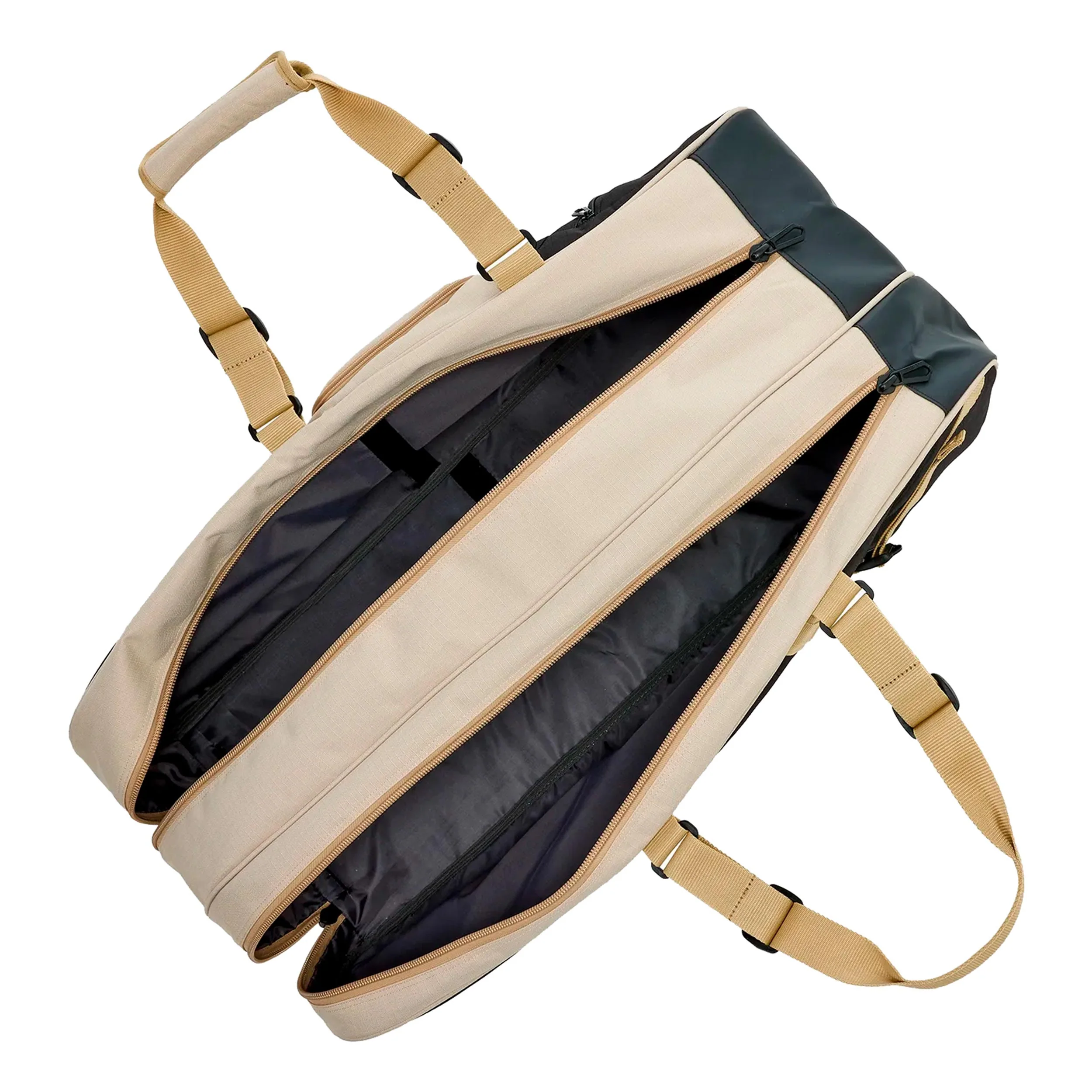 Gearlogic Raquet Bag Schlägertasche -beige, schwarz - Image 4