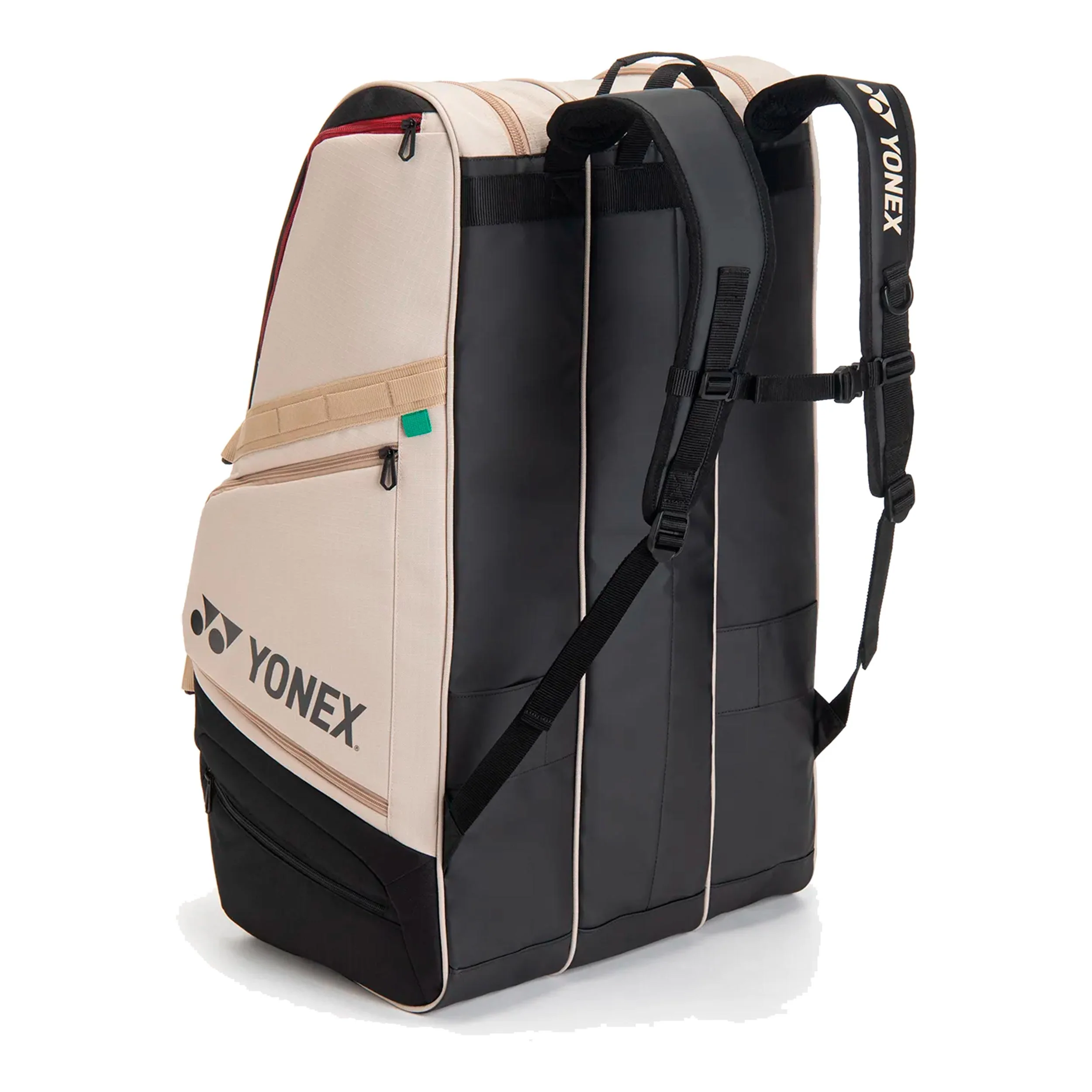 Gearlogic Raquet Bag SchlÀgertasche -beige, schwarz - Image 2