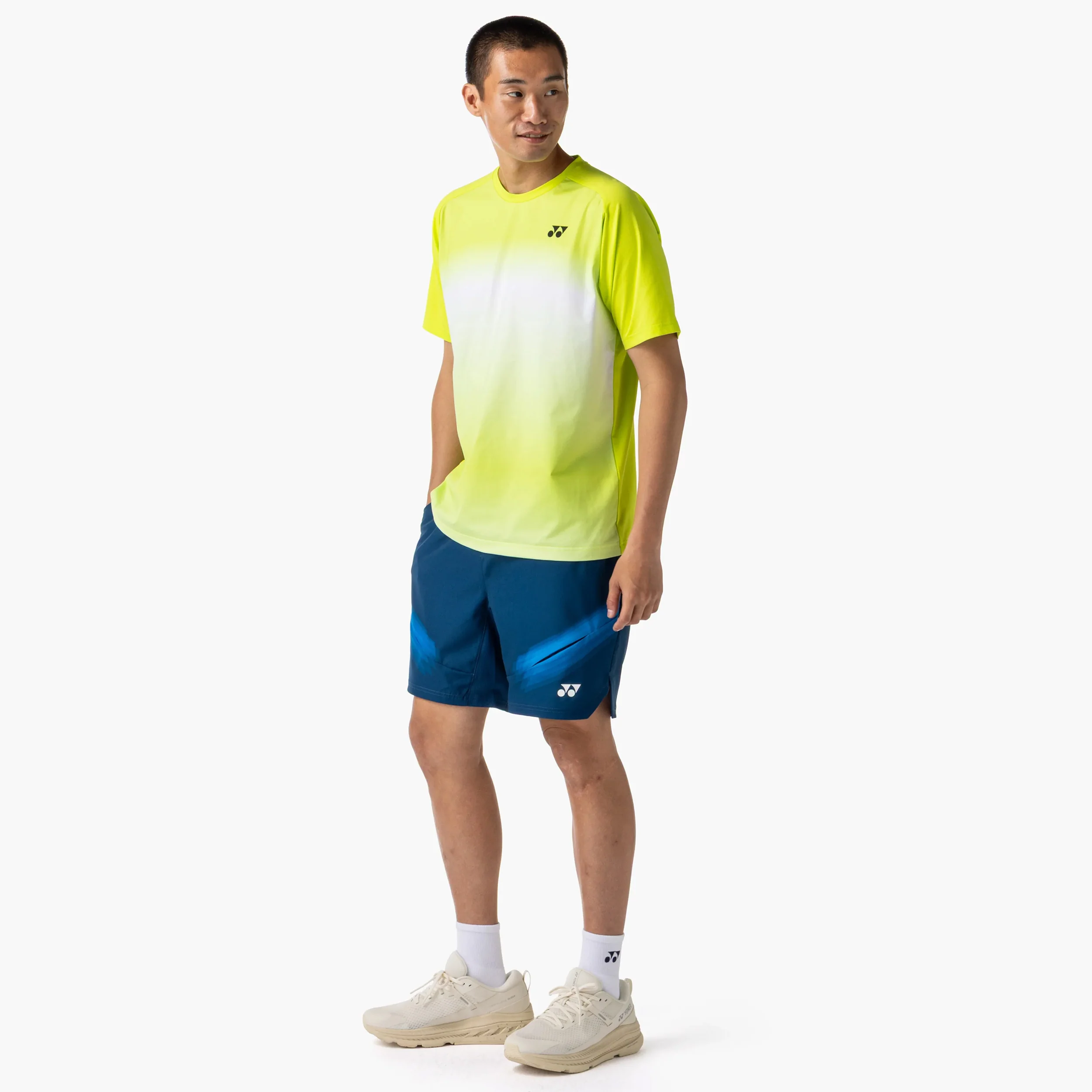 T-Shirt Herren - limette, weiß - Image 2