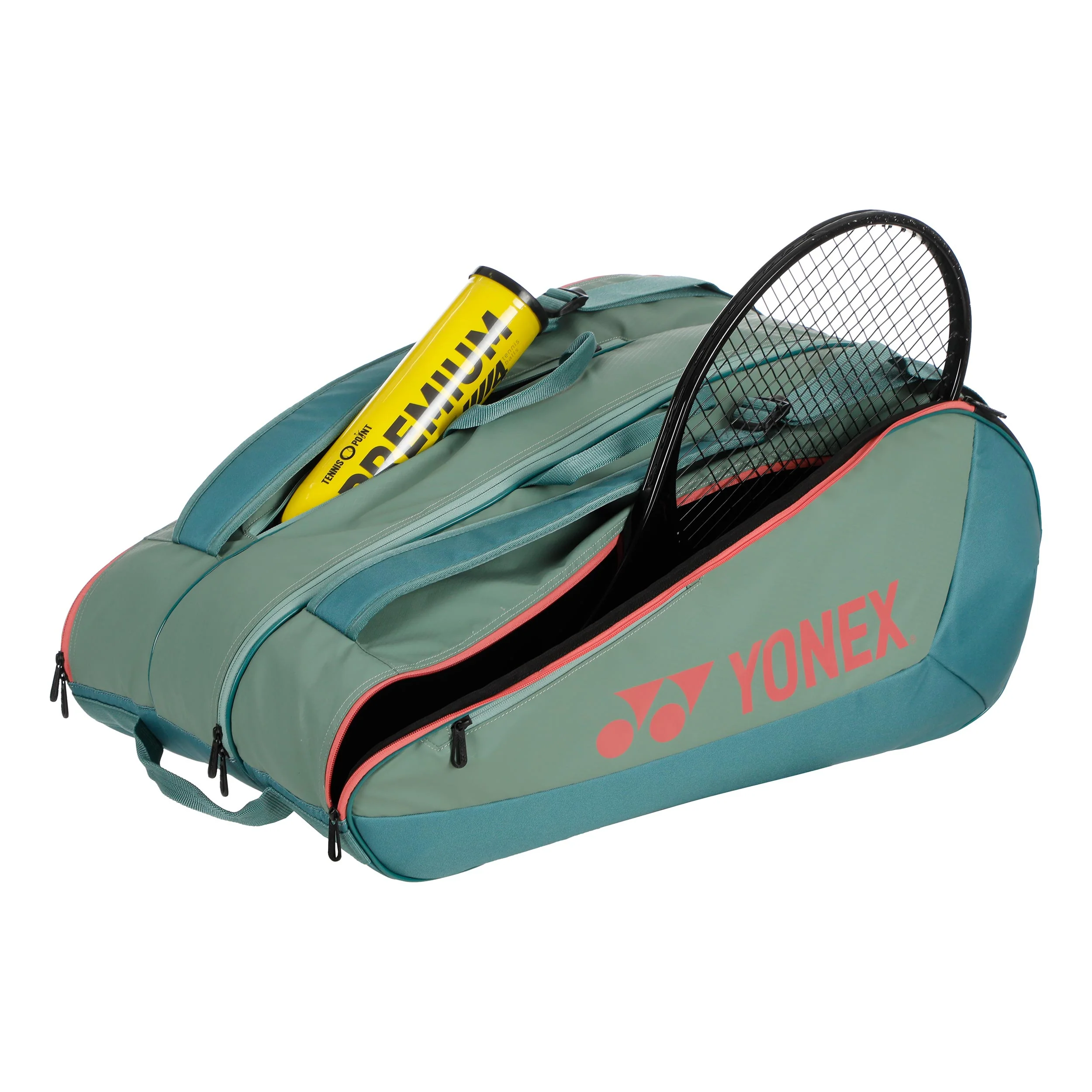 Team Racquet Bag Schlägertasche 12er-Grün,Weiß - Image 4